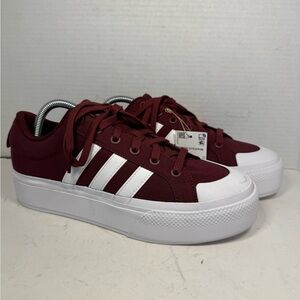 Adidas Bravada 2.0 Platform Skateboarding Shoes Sneakers ID5570 Women's Size 9